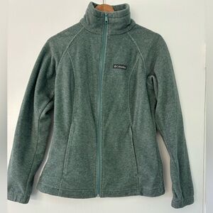 Columbia long sleeve fleece zip up jacket women’s size small w/ pockets